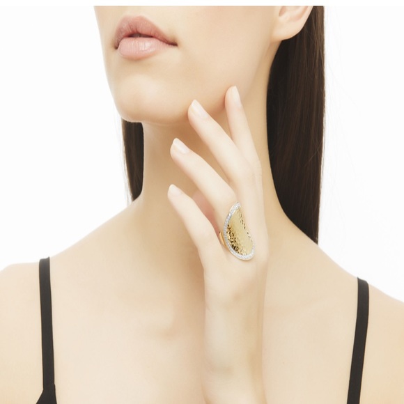 John Hardy 18k yellow gold diamond ring - Picture 8 of 9